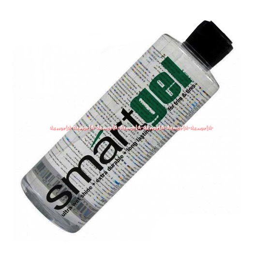 Smartwax Smart Gel 473ml Cairan Untuk Membuat Ban Mobil Bemper Karet Trim Plastik Housing Kaca Spion Agar Mengkilat Smart Wax Smartgel Smartwaxs