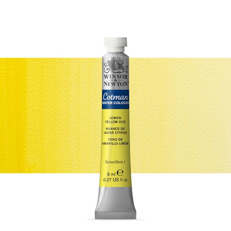 

CAT AIR COTMAN WATER COLOUR TUBE 8 ML LEMON YELLOW HUE WINSOR & NEWTON