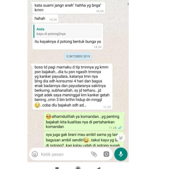 

[PRODUK MLVKR] kayu bajakh Teh bajakah teh bajakah asli kalimantan akar bajakah kalimantan herbal obat kangker 8NS