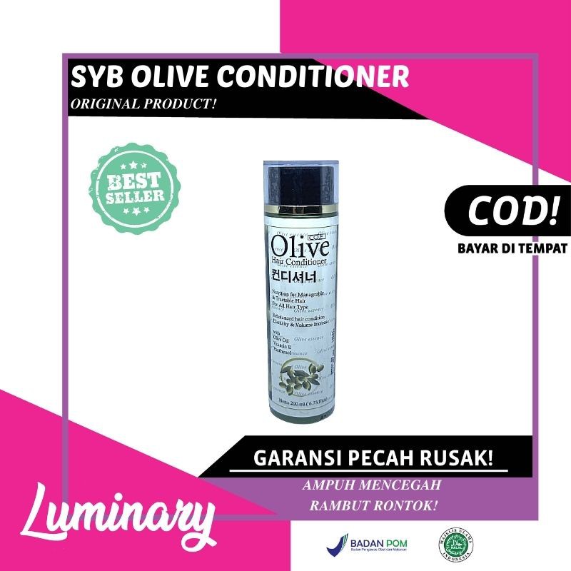 SYB CONDITIONER OLIVE KOREA BPOM KERATIN HAIR TREATMENT PERAWATAN RAMBUT CONDITIONER RAMBUT HAIRFALL