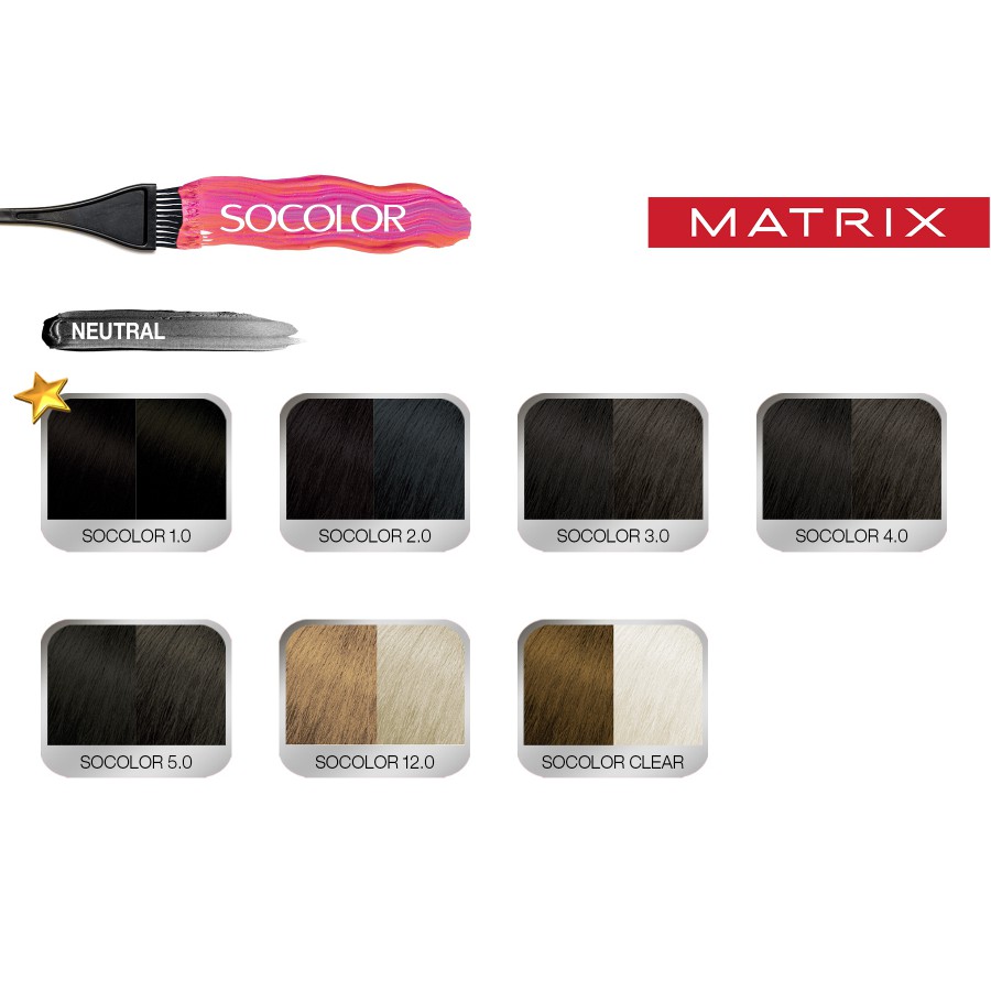 ❤️Glamouroseshop❤️ Matrix So Color / Matrix Socolor Hair Color 90 ml (FULL ALL SERIES)