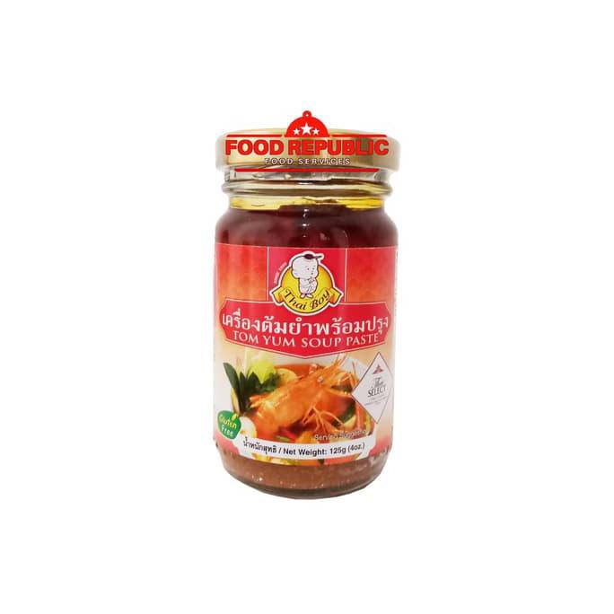 

BUMBU TOMYAM - TOMYUM PASTE THAI BOY 125 GR HALAL SAUS THAILAND ENAK