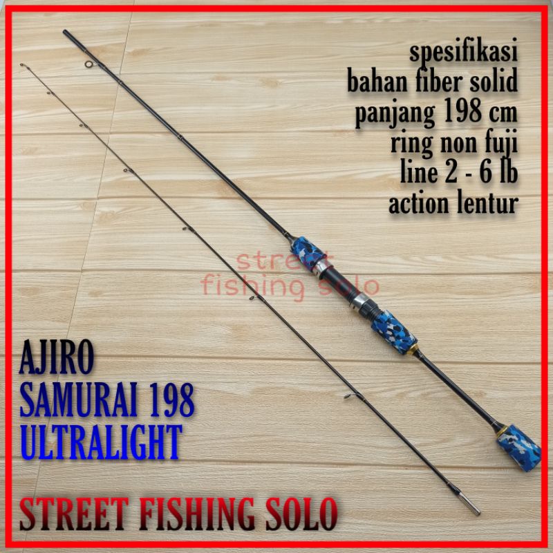 joran ajiro baitcasting  samurai 198 cm (COD)