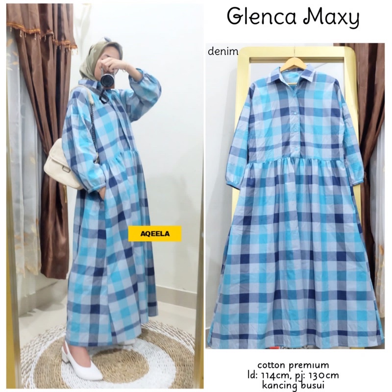 BEST SELLER / MAXY DRESS / GLENCA MAXY ORI BY AQEELA