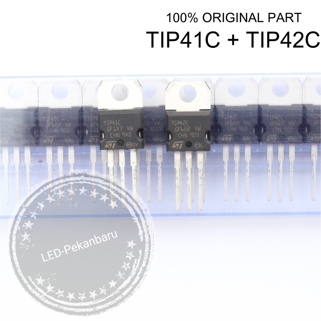 ORIGINAL ST TRANSISTOR TIP41C TIP42C TIP 41 TIP 42 TIP41 TIP42 MIKA