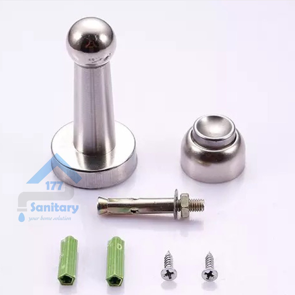 Door Stop Stainless Murah AMN- Penahan Pintu -Doorstop Magnet Pintu Door Stopper Ganjal penahan Stenlis C34