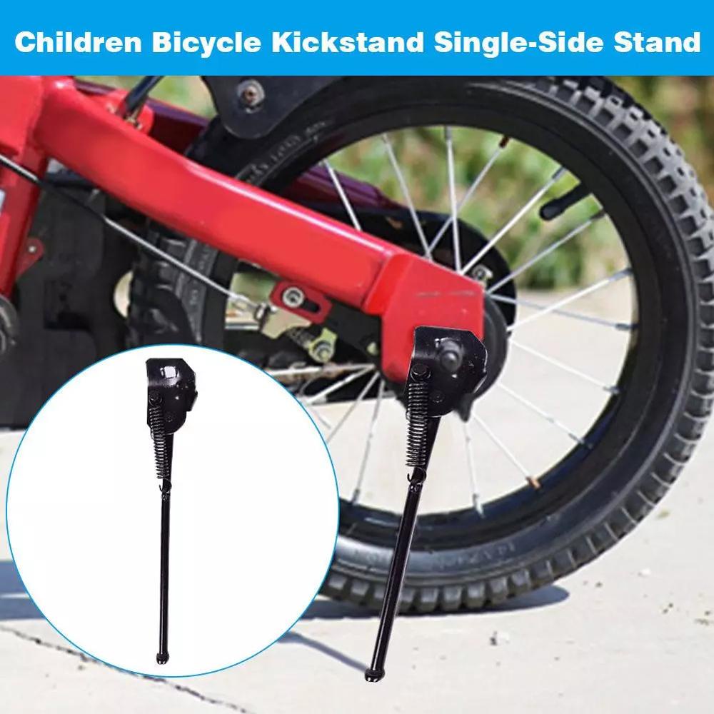Lanfy Anak-Anak Sepeda Kickstand Aksesoris Sepeda Bagian Sepeda Warna Hitam12 /14 /16 /18 /20 Inci Untuk Anak-Anak Penopang Parkir