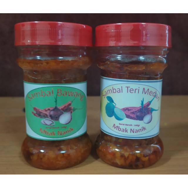 

SAMBAL MBAK NANIK ( BAWANG DAN TERI MEDAN ) 150gr