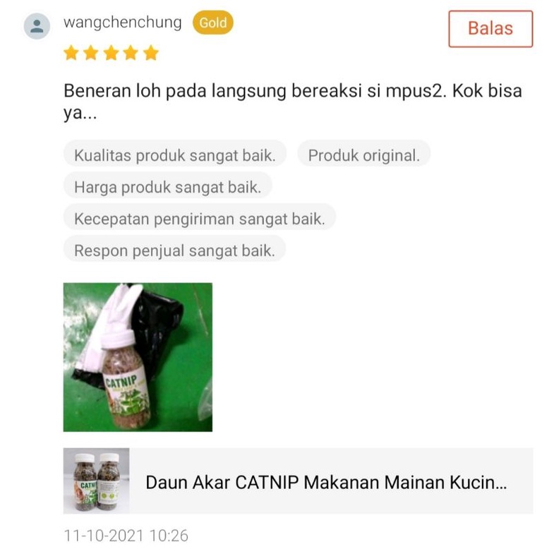 CATNIP BOTOL - Daun Akar CATNIP Makanan Mainan Kucing Catmint Bikin Kucing Fly Obat Stress Kucing