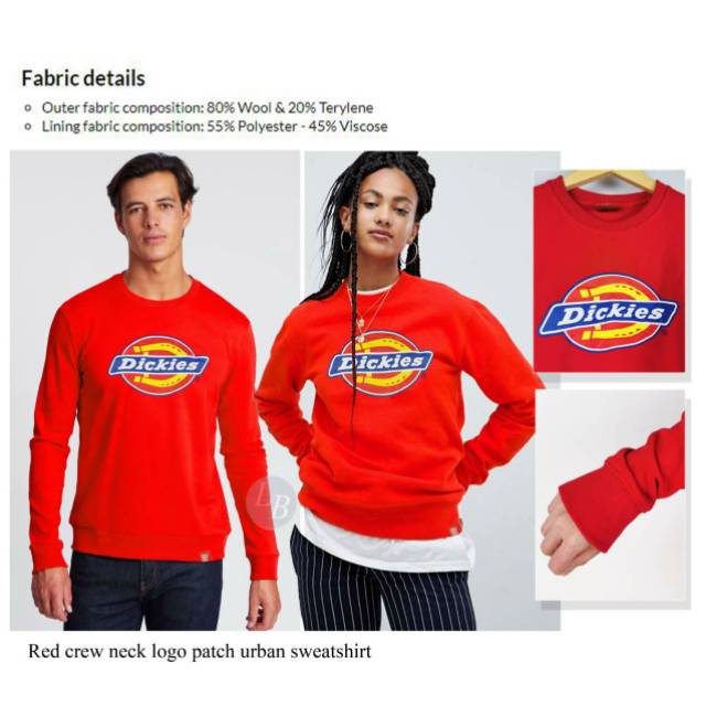DICKI*S Large Logo Red Sweatshirt