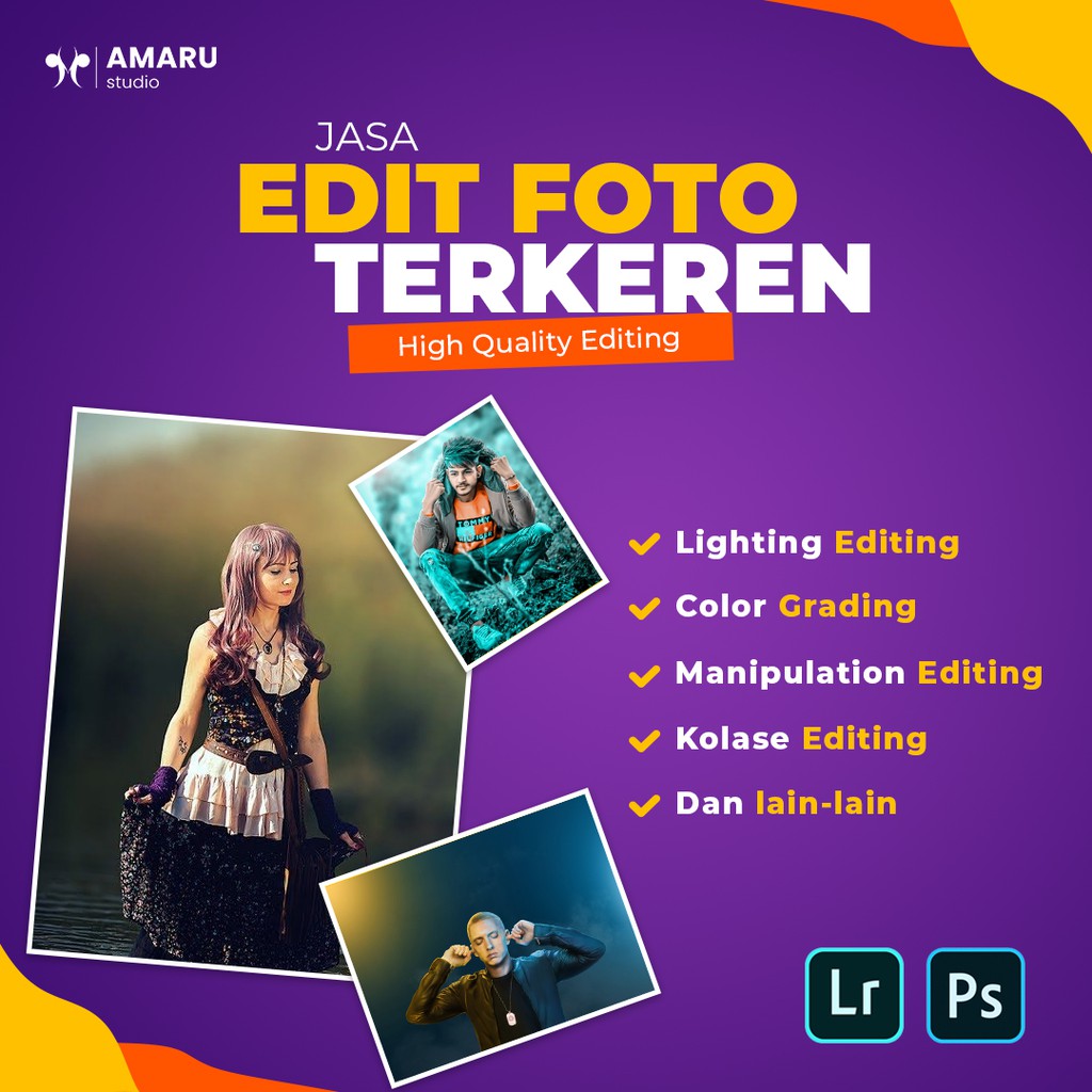 Jasa Edit Manipulasi Foto / Edit Background / Edit Lightroom / Edit