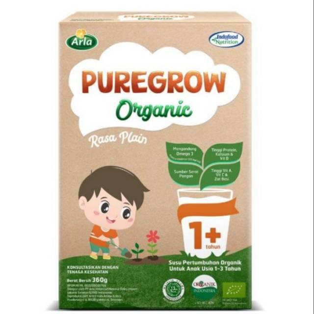 PUREGROW ORGANIC susu pertumbuhan