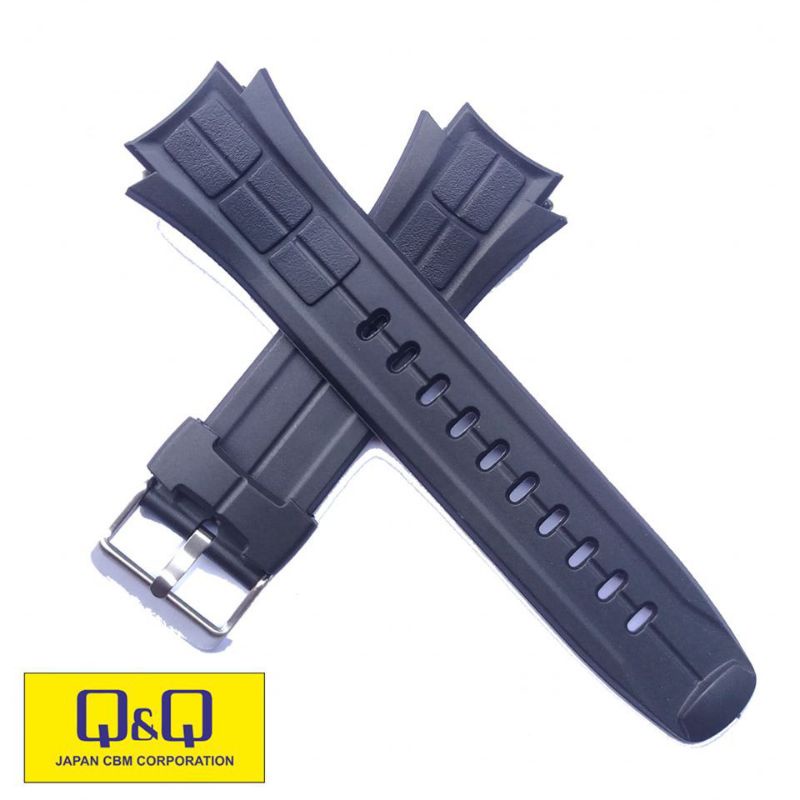 strap QnQ QQ QNQ M075 QnQ 075 tali jam tangan QnQ QQ QNQ M075 hitam
