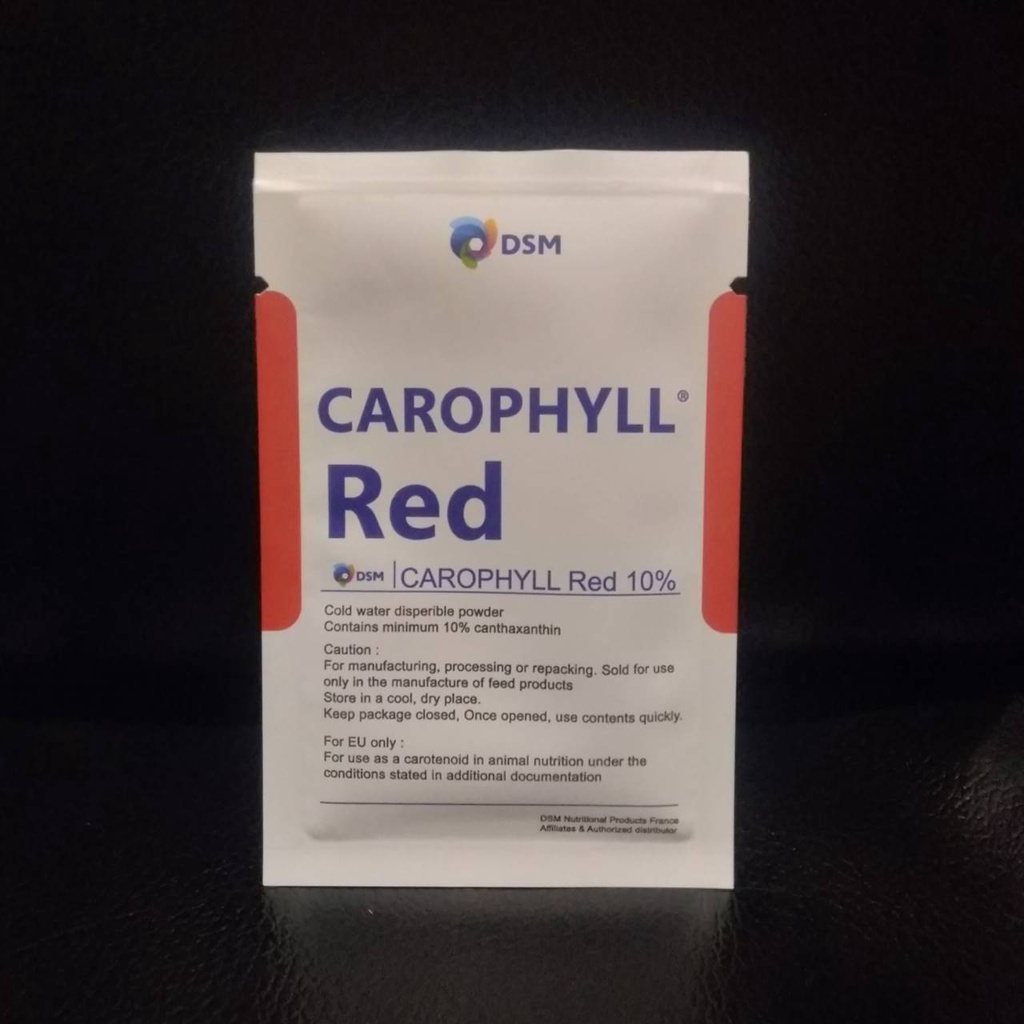 DSM CAROPHYLL RED 5GR 10 % MURAH MADE IN FRANCE ORIGINAL