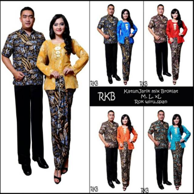 Kebaya kutu baru couple brokat