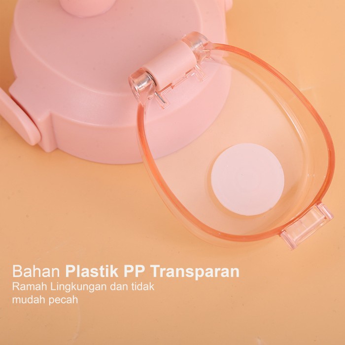 Botol Air Minum Sedotan Anak BPA Free Motif Gradient Colour 1300ml