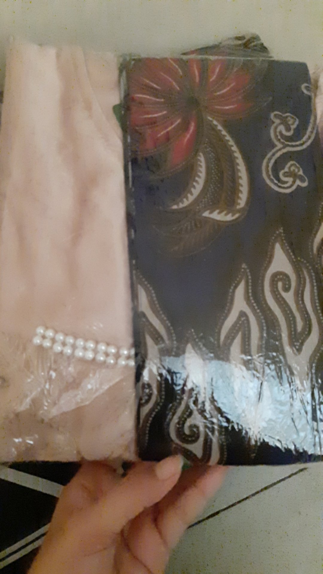 ( Termurah ) Couple Batik Tunik Cantik Brokat Tile Wilona