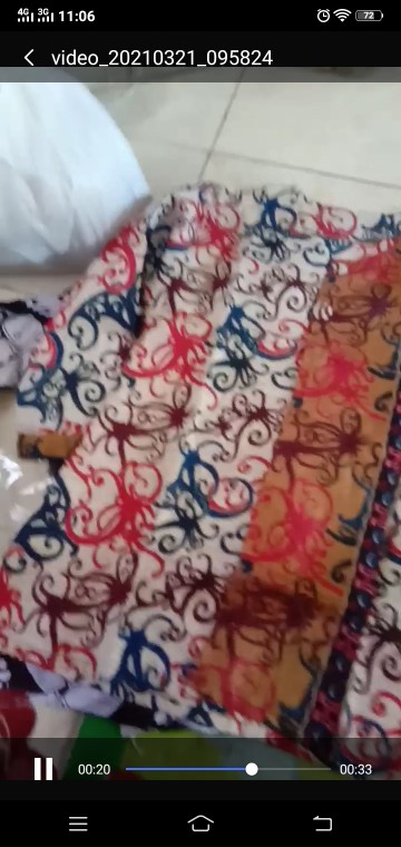 Batik Dolby Dolbi Dobby Doby Tenun Sutra Tulis Katun Atbm Baron Atasan Batik Wanita Sogan Srg308