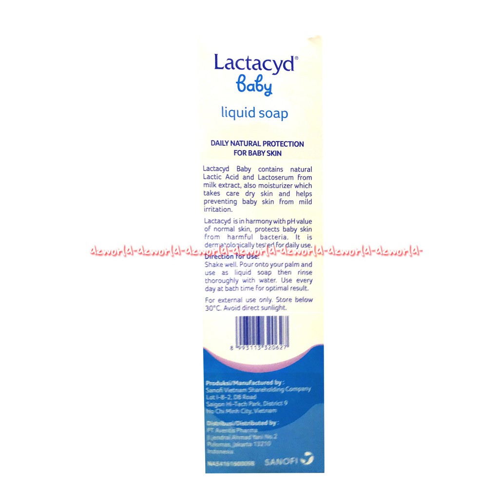 Lactacyd Baby Liquid Soap With Milk Extract Ph Balance 250m Sabun Cair