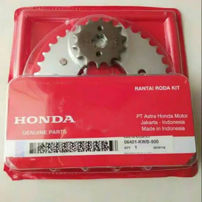 Gear Set Paket Rantai Roda Honda Blade Lama Old Revo Absolute ABS KWB