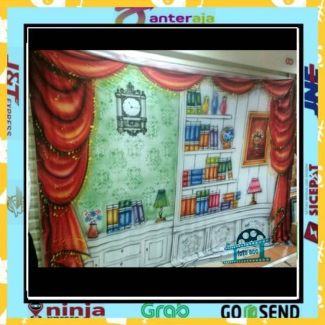 Background foto wisuda 2,5x3m