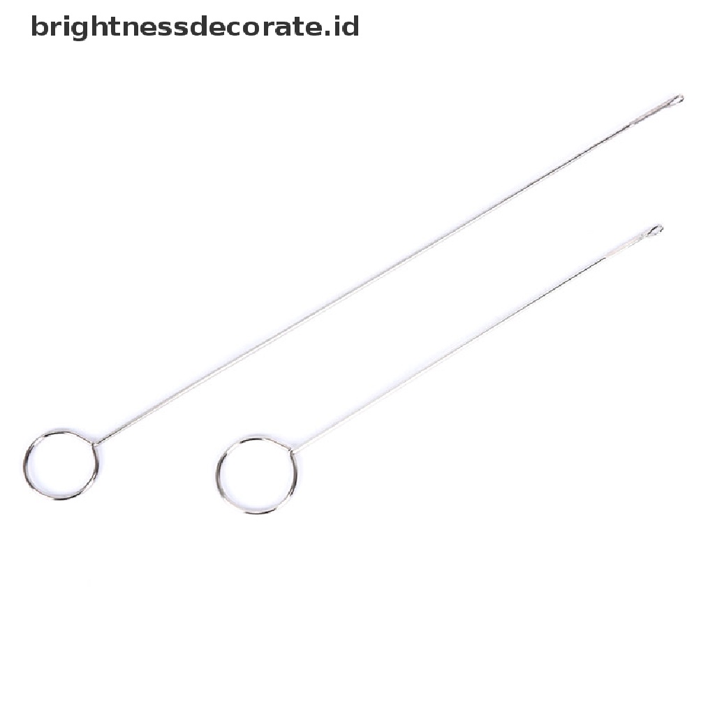 [birth] Stainless Steel Sewing Loop Turner Hook Needle Embroidery DIY Needlework Tools [ID]