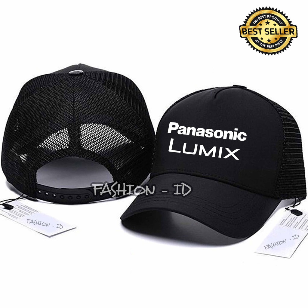 Topi Trucker Jaring PANASONIC LUMIX Pria dan Wanita Distro KASO PRIA KEREN