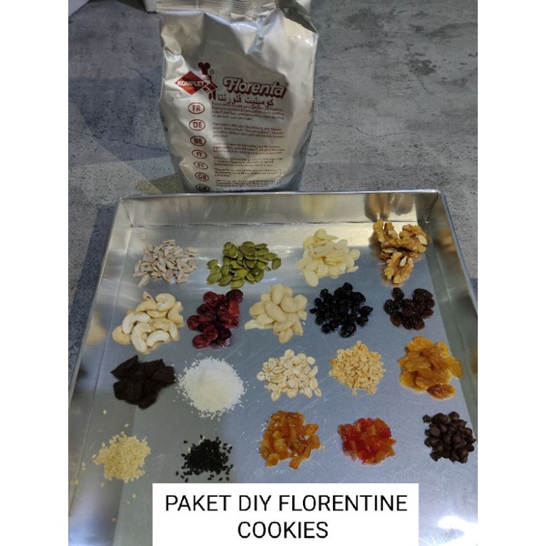 PAKET DIY FLORENTINE COOKIES ( BEBAS PILIH ISIAN)