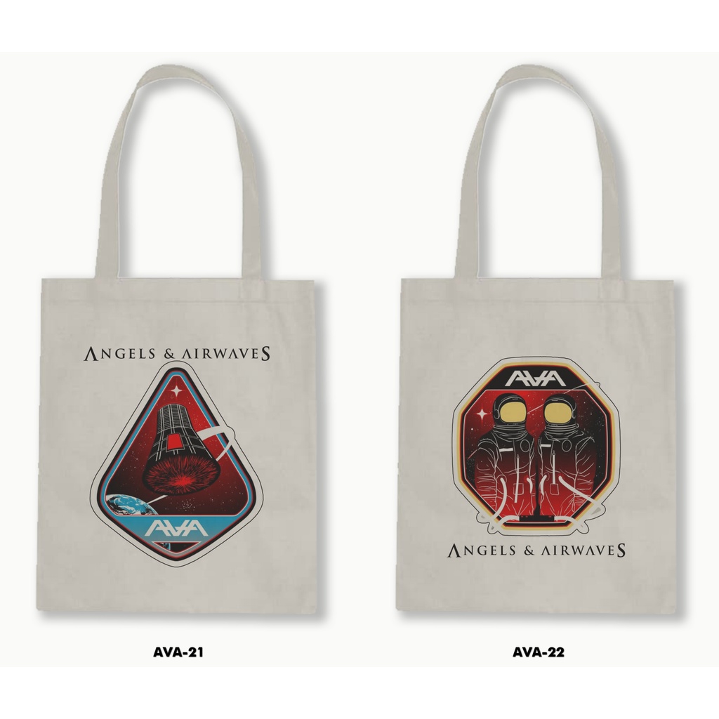 TOTE BAG BLACU - ANGELS AND AIRWAVES 02