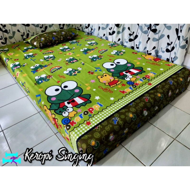 Cuci Gudang Sprei Motif Keropi Singing JDpkmQhxgEDgE