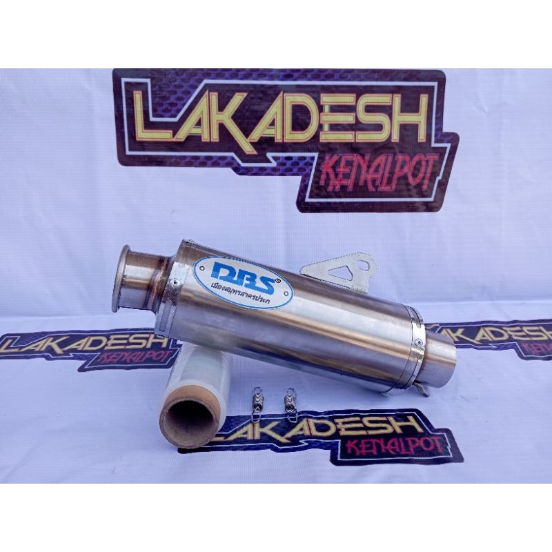 SILENCER KNALPOT DBS BIRU (INLET 38/50) ALL MATIC BEBEK SPORT