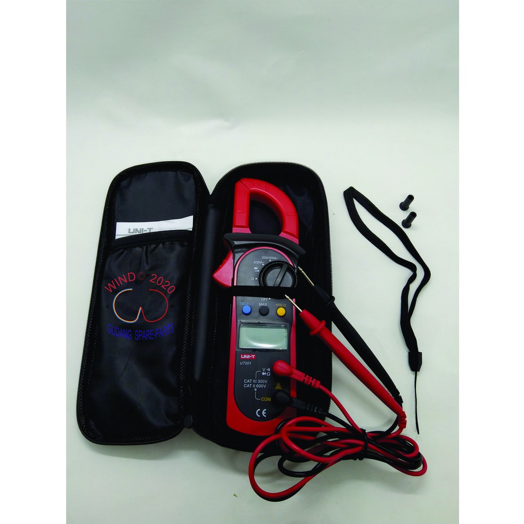 TANG AMPERE UNI-T KWULITAS JAPAN | ALAT UKUR / PENGUKURAN AMPER LISTRIK | DIGITAL CLAMP METER UT200