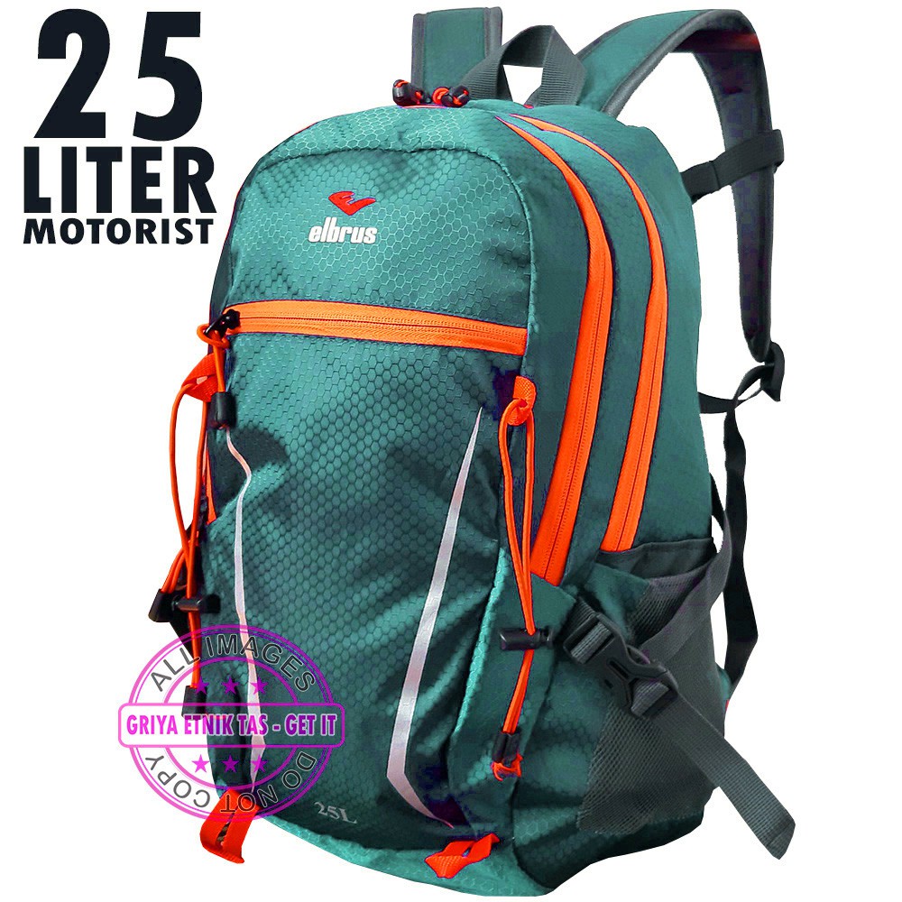 Tas Punggung Pria Ransel Laki laki Gendong Cowok Backpack Cowo 25L Elbrus Griya Etnik Tas