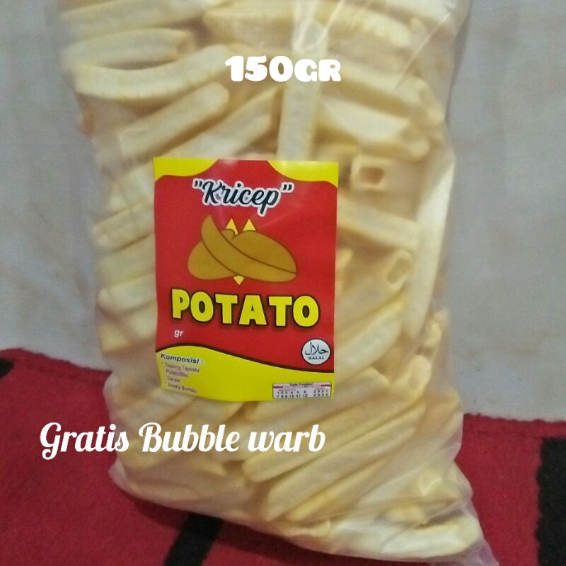 

kerupuk stik/krupuk stik potato (kricep) 100gr