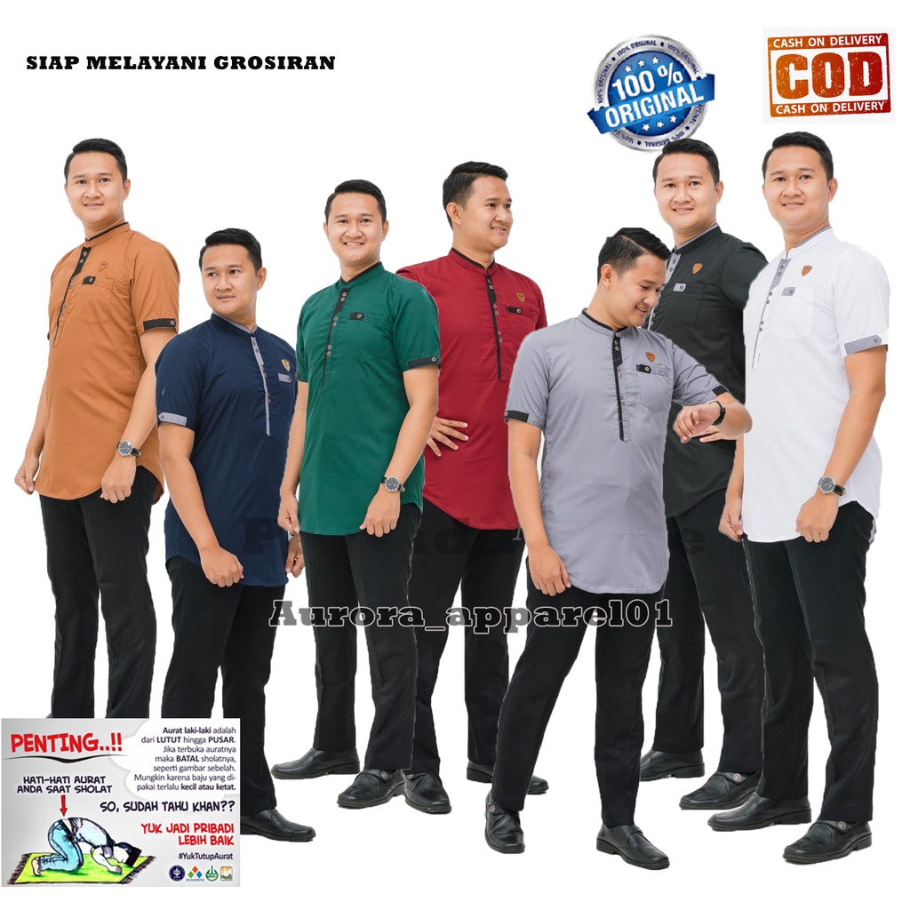 Baju Koko Pria Dewasa Terbaru 2022 / COD / Koko Kurta Toyobo Premium / Baju Muslim / Fashion Muslim 