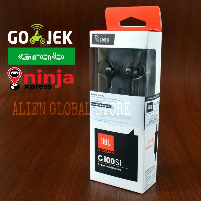 Audio - Headset - Jbl Headset Earphone Jbl C100Si With Mic - Original - Garansi Resmi Ims - Headset