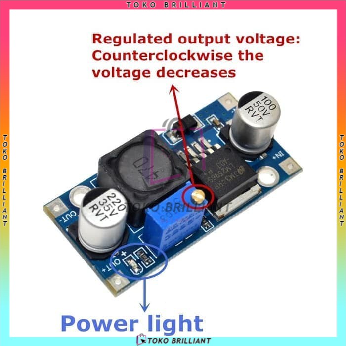 LM2596 LM2596S DC-DC 3-40V ADJUSTABLE STEP DOWN POWER SUPPLY  3A / PENURUN TEGANGAN [cod]