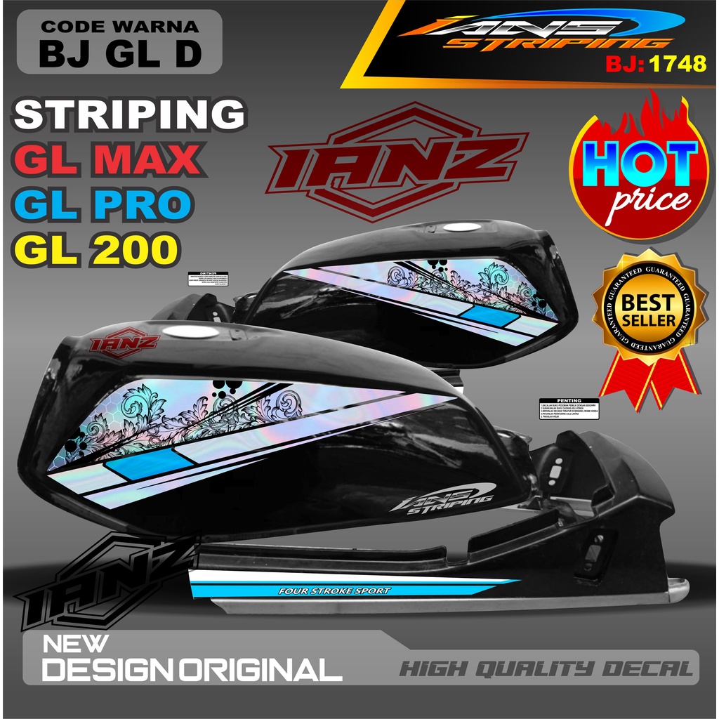 STRIPING GL VARIASI HOLOGRAM  /  STIKER GL MAX VARIASI HOLOGRAM / STIKER HOLOGRAM