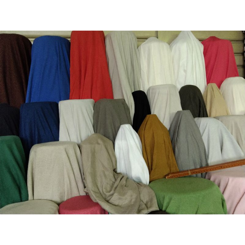 Kain KATUN LINEN/KATUN POLOS/Harga Per 1/2(0.5)mtr