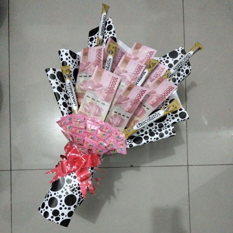 

Money Bouquet / buket uang buket Hampers Snack uang duit