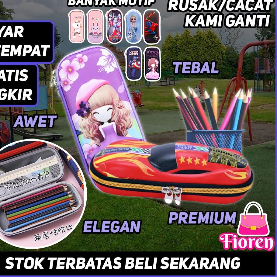 

Trendy Tempat Pensil Pen Karakter Anak Import Tebal Pen Pulpen Sekolah School Tas Pencil Bag Box FR295