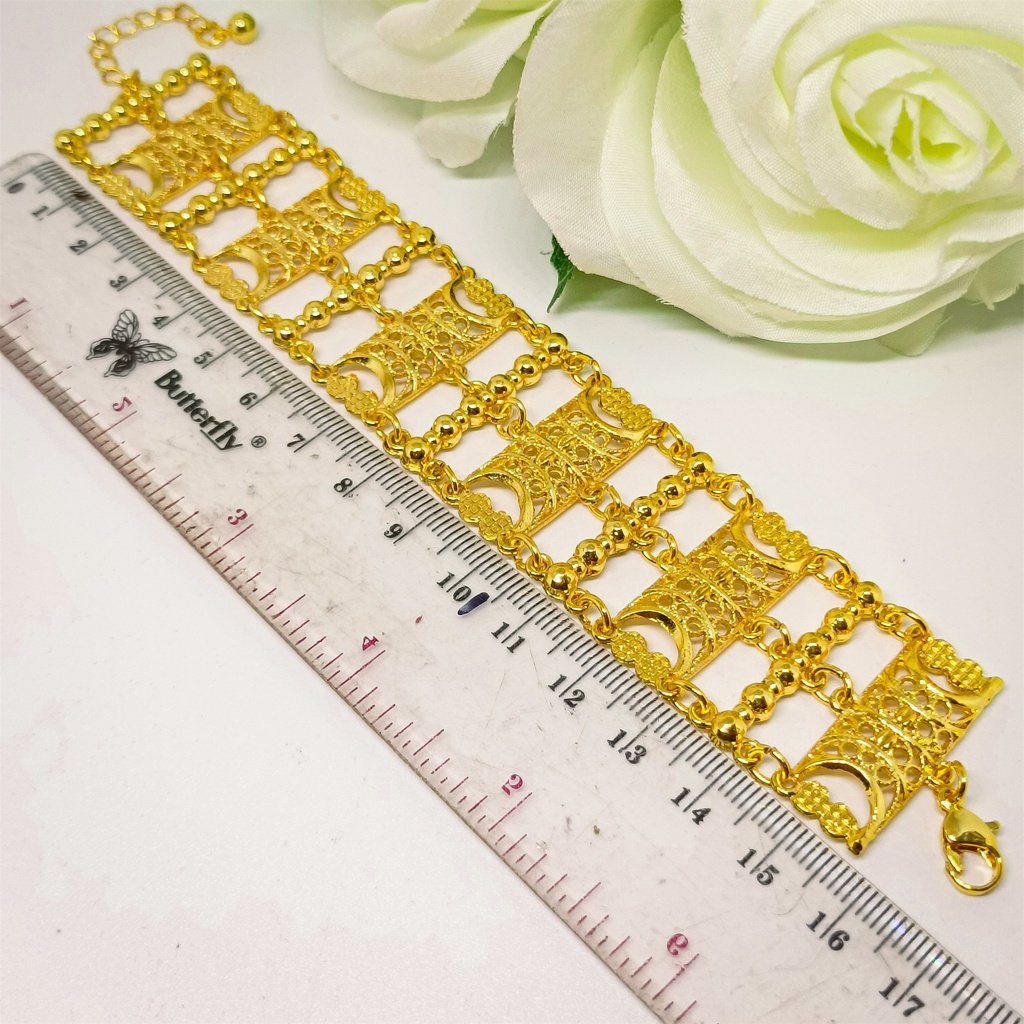 Gelang kendari Rantai perhiasan 24K gold populer fashion bracelet