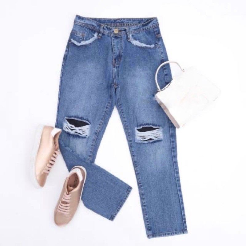 preloved ripped jeans
