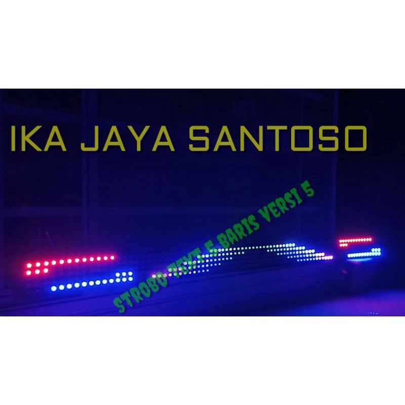 Strobo text 5 baris versi 5