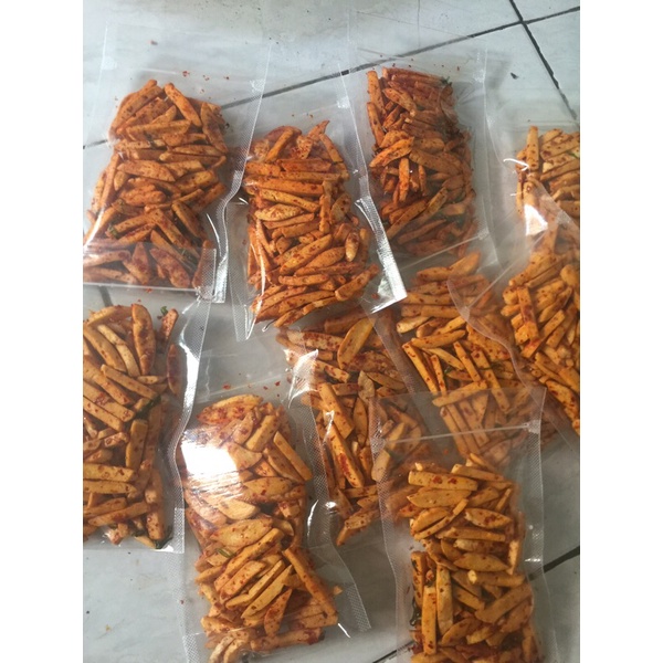 

Basreng pedas Daun jeruk