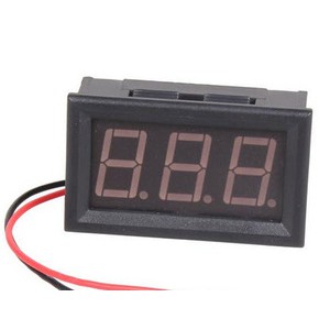 MINI DIGITAL VOLTMETER AC 75V - 300V BIRU