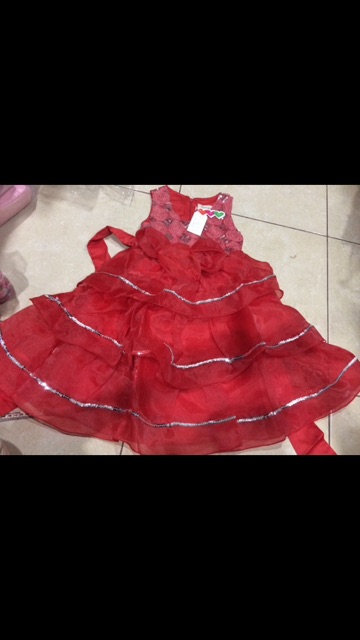 Dress anak - baju pesta anak - dress pesta anak - dress anak merah