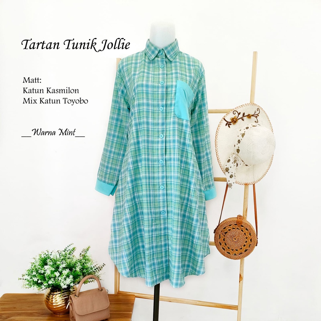 Tunik Anak Model Tartan Jollie