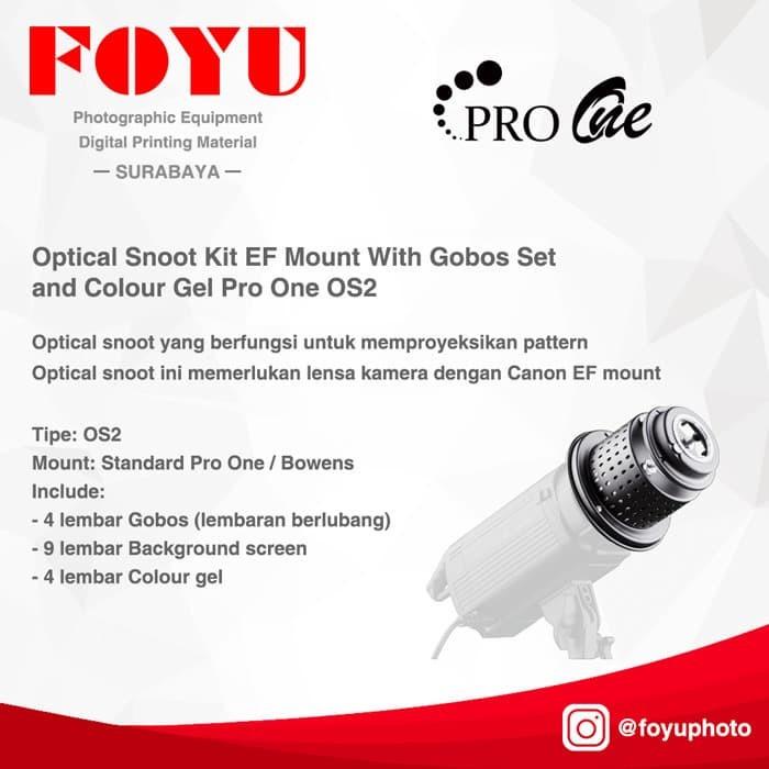 

PROMO! OPTICAL SNOOT KIT EF MOUNT WITH GOBOS SET AND COLOUR GEL PRO ONE OS2 ALAT LUKIS TERLARIS DAN MURAH AL2