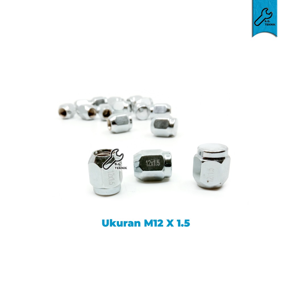 Mur Roda JAZZ Racing Fujita Lug Nut M12x1.5 isi 16PC